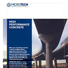 MicroTech - High Performance Concrete MicroTech - High Performance Concrete