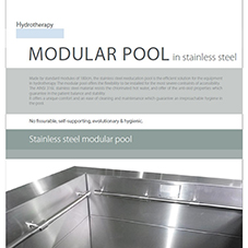 Modular Pool in Stainless Steel Modular Pool in Stainless Steel