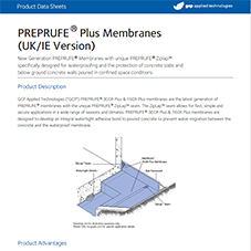 PREPRUFE Plus Membranes (UK/IE Version) PREPRUFE Plus Membranes (UK/IE Version)
