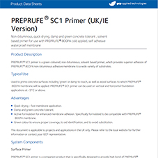 PREPRUFE SC1 Primer (UK/IE Version) PREPRUFE SC1 Primer (UK/IE Version)