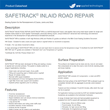 SAFETRACK INLAID ROAD REPAIR product data SAFETRACK INLAID ROAD REPAIR product data