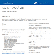 SAFETRACK MTI product data SAFETRACK MTI product data