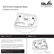 Safe Ensuite Integrated Basin Installation Instructions