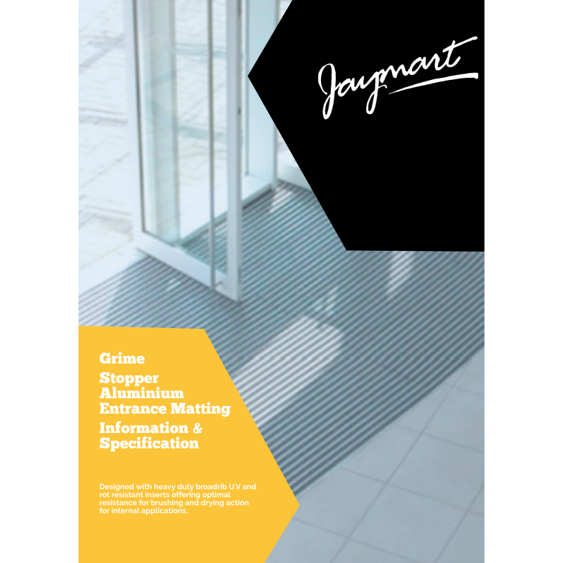 Grime Stopper Aluminium Entrance Matting Information & Specification Grime Stopper Aluminium Entrance Matting Information & Specification