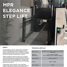 MPR Elegance Platform Step Lift MPR Elegance Platform Step Lift