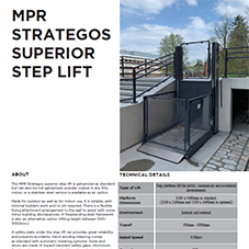 MPR Strategos Superior Platform Step Lift MPR Strategos Superior Platform Step Lift