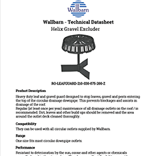 Helix Gravel Excluder Datasheet