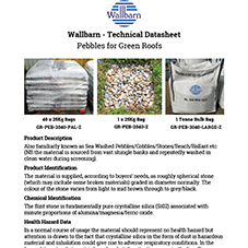 Pebbles for Green Roofs Datasheet
