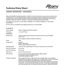 Technical Data Sheet: Albany Advanced