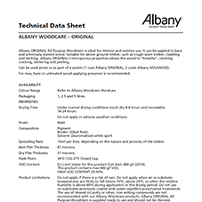 Technical Data Sheet: Albany Original
