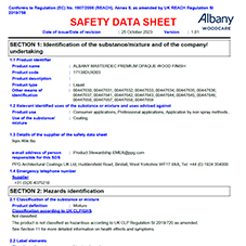 Safety Data Sheet: Masterdec