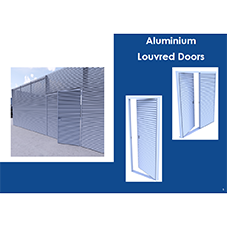 Shaw Security | Aluminium Louvred Doors Shaw Security | Aluminium Louvred Doors