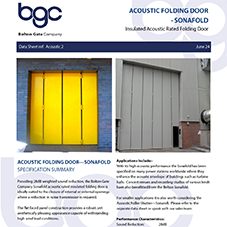 Acoustic Roller Shutter | Sonafold Acoustic Roller Shutter | Sonafold