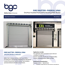 Fire Shutter - Fireroll VR60