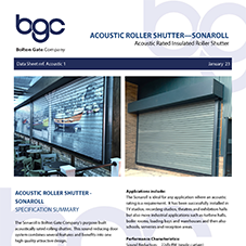Acoustic Roller Shutter | Sonaroll Acoustic Roller Shutter | Sonaroll