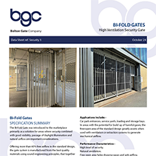 Bi-Fold Gates | High Ventilation Security Gate Bi-Fold Gates | High Ventilation Security Gate