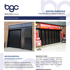 Bolton Eurofold | Industrial Sliding Folding Shutter Door Bolton Eurofold | Industrial Sliding Folding Shutter Door
