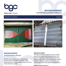 Bolton Superior | Industrial Sliding Folding Shutter Door Bolton Superior | Industrial Sliding Folding Shutter Door