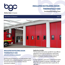 Thermafold 1000 | Insulated Bi-Folding Door Thermafold 1000 | Insulated Bi-Folding Door