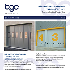 Thermafold 2000 | Insulated Folding Door Thermafold 2000 | Insulated Folding Door
