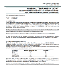 Terramesh Mineral Light Terramesh Mineral Light