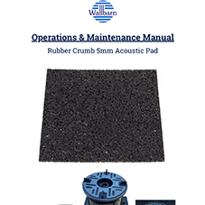 O&M Manual: 5mm Acoustic Pad O&M Manual: 5mm Acoustic Pad