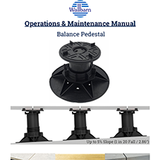 O&M Manual: Balance Pedestals O&M Manual: Balance Pedestals