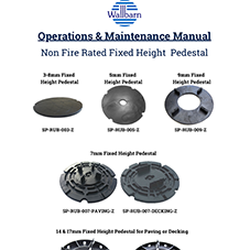 O&M Manual: Non Fire Rated Fixed Height Pedestals O&M Manual: Non Fire Rated Fixed Height Pedestals