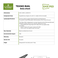 Tekno Rail Datasheet Tekno Rail Datasheet