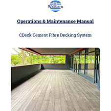 O&M Manual: CDeck Cement Fibre Decking System O&M Manual: CDeck Cement Fibre Decking System