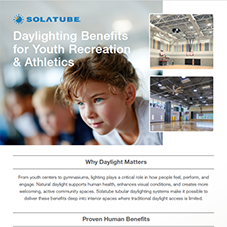 Daylighting Benefits for Youth Recreation & Athletics