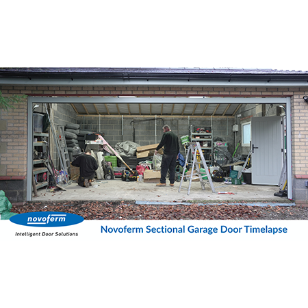 See The Finished Result - Novoferm Sectional Garage Door Timelapse