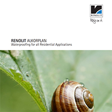 RENOLIT ALKORPLAN Waterproofing for all Residential Applications
