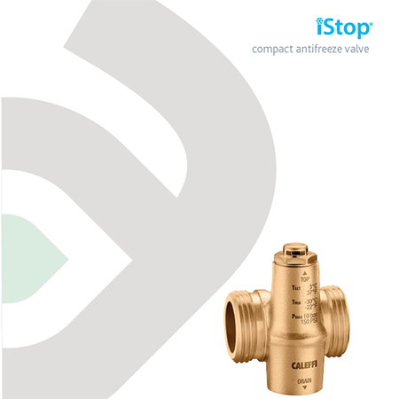 Istop compact antifreeze valve