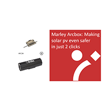 Making solar pv even safer in just two clicks | Marley Arcbox Making solar pv even safer in just two clicks | Marley Arcbox
