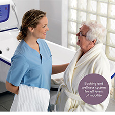 Rhapsody® height adjustable recumbent bath Rhapsody® height adjustable recumbent bath