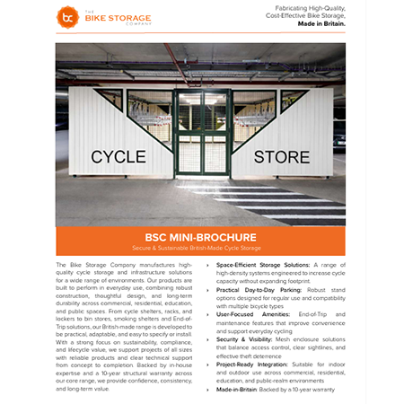 BSC Mini-Brochure BSC Mini-Brochure