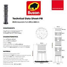 Technical Datasheet PB11 755-955mm Technical Datasheet PB11 755-955mm