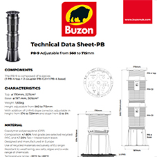 Technical Datasheet PB9 560-715mm Technical Datasheet PB9 560-715mm