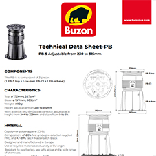 Technical Datasheet PB5 230-315mm Technical Datasheet PB5 230-315mm