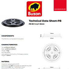 Technical Datasheet PB-00 15mm Technical Datasheet PB-00 15mm