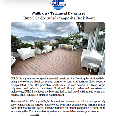 Duro 3 Co-Extruded Composite Deck Board Duro 3 Co-Extruded Composite Deck Board