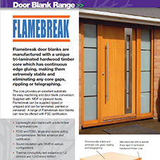 Door Blanks Info Sheet Door Blanks Info Sheet