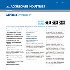 Drivecrete® Tech Data Sheet Drivecrete® Tech Data Sheet