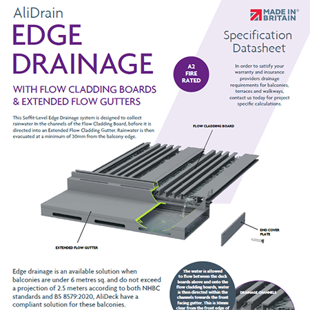 Edge Drainage Specification Sheet Edge Drainage Specification Sheet
