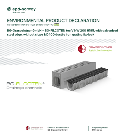 EPD: BG-Graspointner GmbH – BG-FILCOTEN tec V NW 200 H195