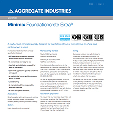 Foundationcrete Extra® Tech Data Sheet Foundationcrete Extra® Tech Data Sheet
