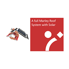 A full Marley roof system with Marley SolarTile® A full Marley roof system with Marley SolarTile®