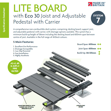 Lite Board Eco 30 Specification Sheet Lite Board Eco 30 Specification Sheet
