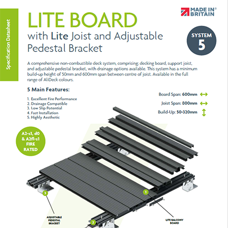 Lite Board With Lite Joist Specification Sheet Lite Board With Lite Joist Specification Sheet